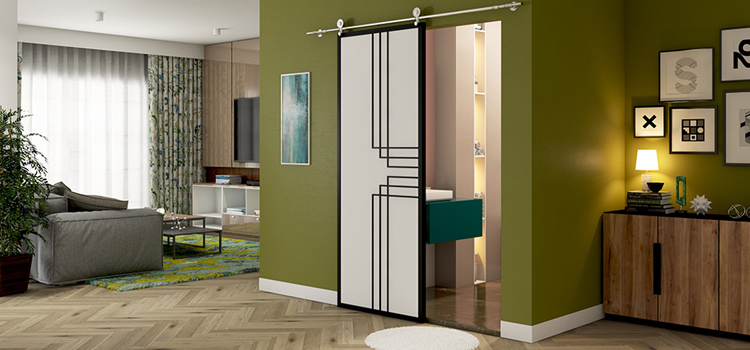 sliding bathroom door installation in Camp Pendleton South